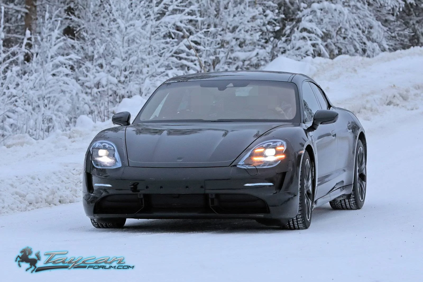 Porsche Taycan Most detailed Taycan spy pics yet, with first look at carbon ceramic brakes Porsche-Taycan-Prototype-_SB18011