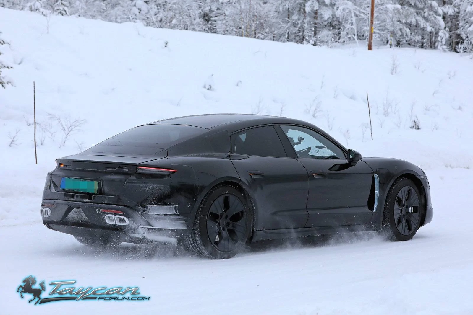 Porsche Taycan Most detailed Taycan spy pics yet, with first look at carbon ceramic brakes Porsche-Taycan-Prototype-_SB18025
