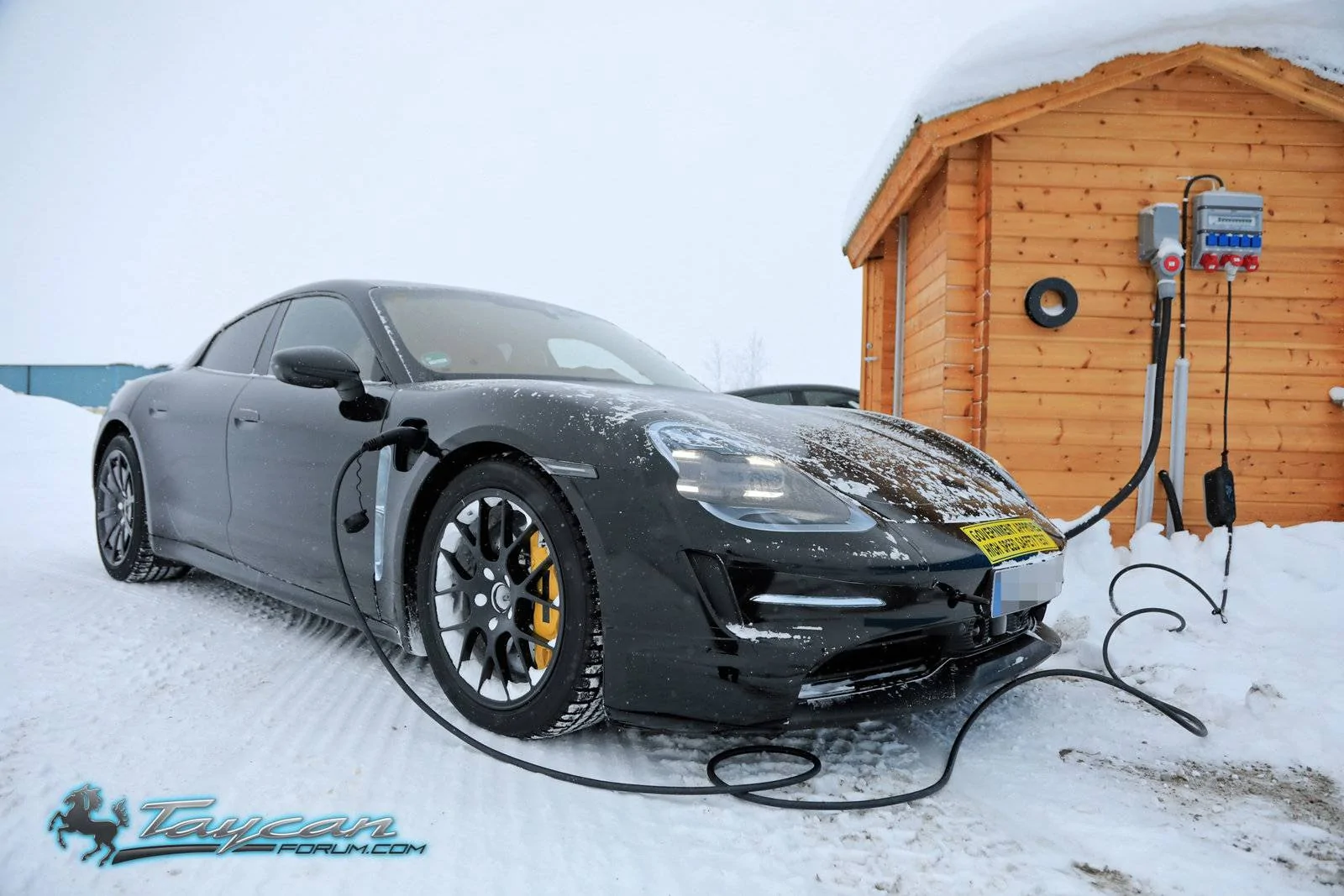 Porsche Taycan Most detailed Taycan spy pics yet, with first look at carbon ceramic brakes Porsche-Taycan-Prototype-_SB18131