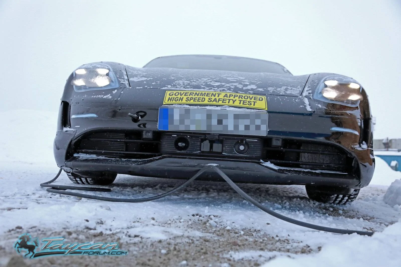 Porsche Taycan Most detailed Taycan spy pics yet, with first look at carbon ceramic brakes Porsche-Taycan-Prototype-_SB18139