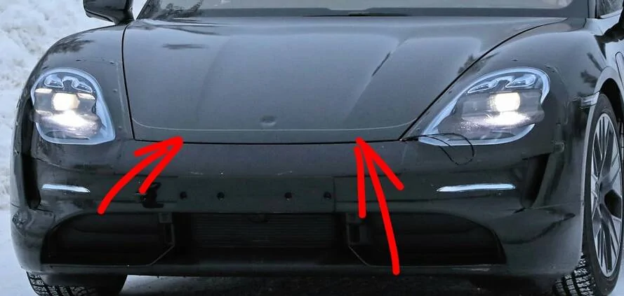 Porsche Taycan Some interesting lines on the prototype 2019-02-19_12.21.26