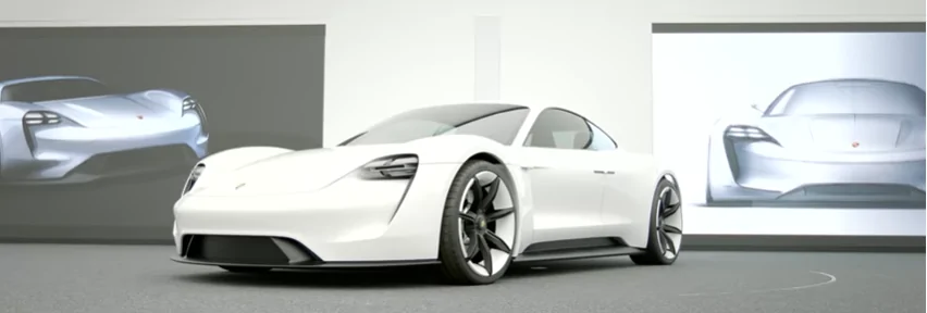 Porsche Taycan The design of the Concept Study Mission E Screen Shot 2019-03-06 at 9.36.29 AM