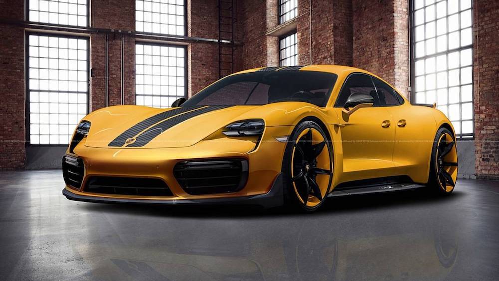 Porsche Taycan Porsche Taycan Renderings Porsche-Taycan-Production-Rendering2
