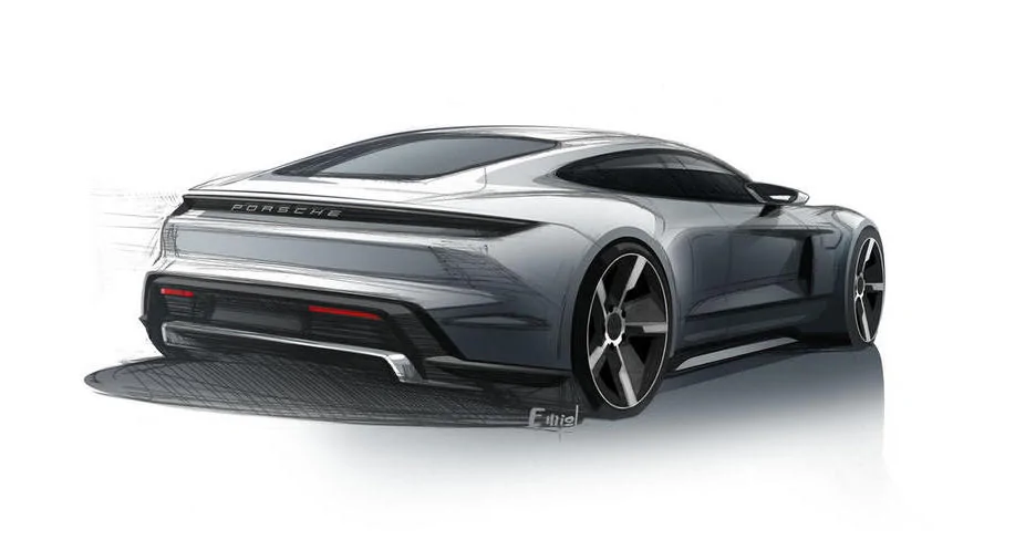 Porsche Taycan Porsche Taycan *World Premiere* Date porsche-taycan-sketch-2