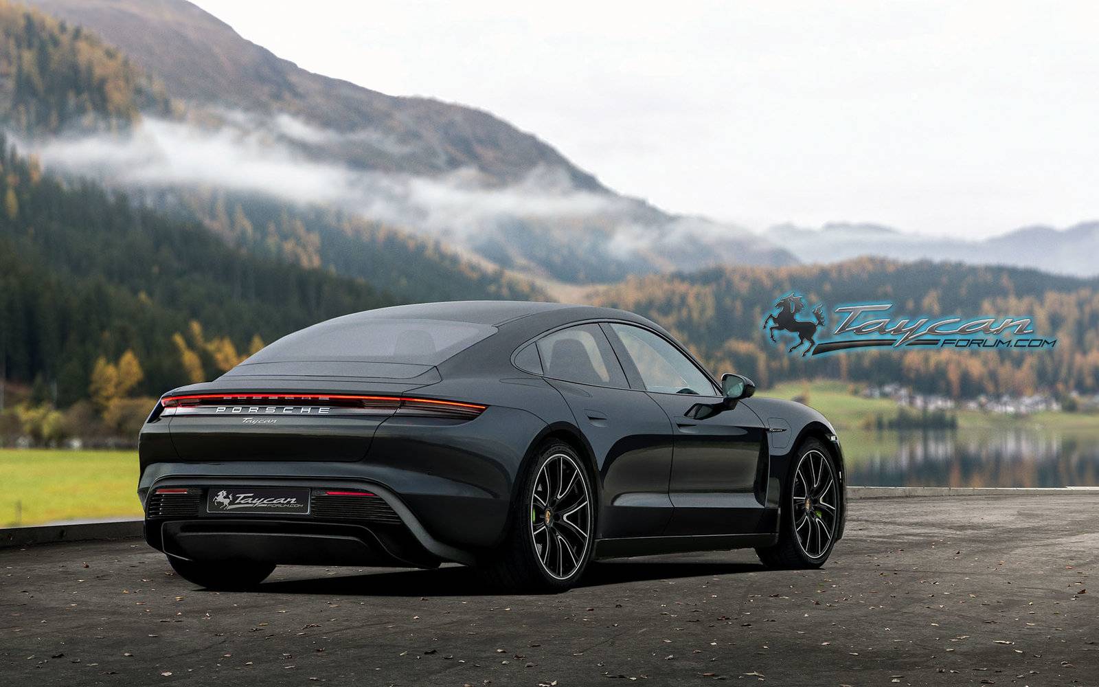 Porsche Taycan Our 2020 Porsche Taycan Preview Renderings! PorscheTaycan_black_r