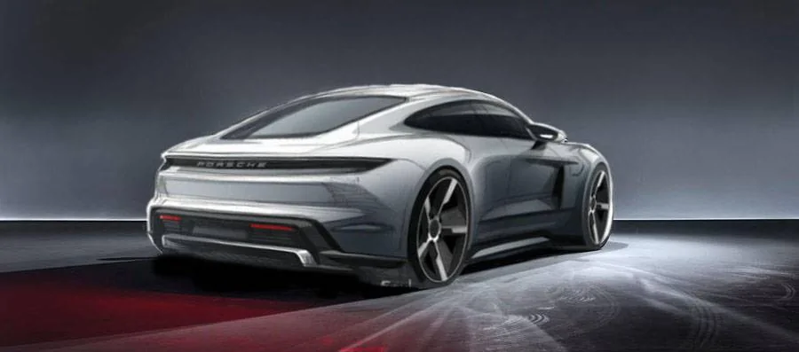 Porsche Taycan Porsche Taycan sketch prediction Porsche Taycan prediction 2