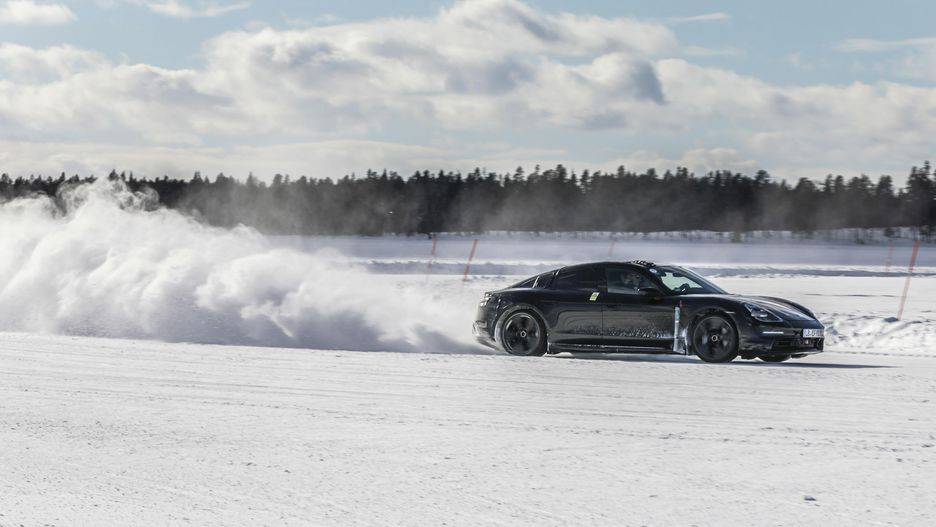 Porsche Taycan CNET Rides & Reviews Top-Trim Porsche Taycan "Turbo" 2020-porsche-taycan-first-ride-109