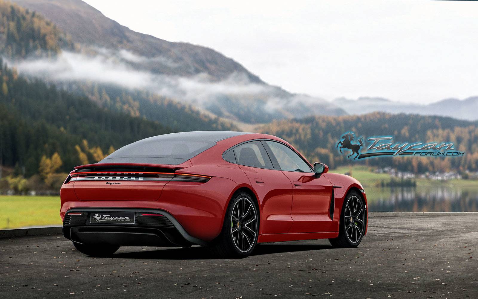 Porsche Taycan Our 2020 Porsche Taycan Preview Renderings! PorscheTaycan_red_r