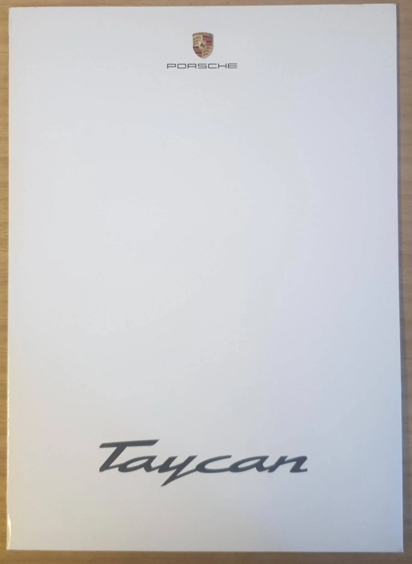 Porsche Taycan What can be inferred from the certificate that arrived in the mail? 20190419_150324