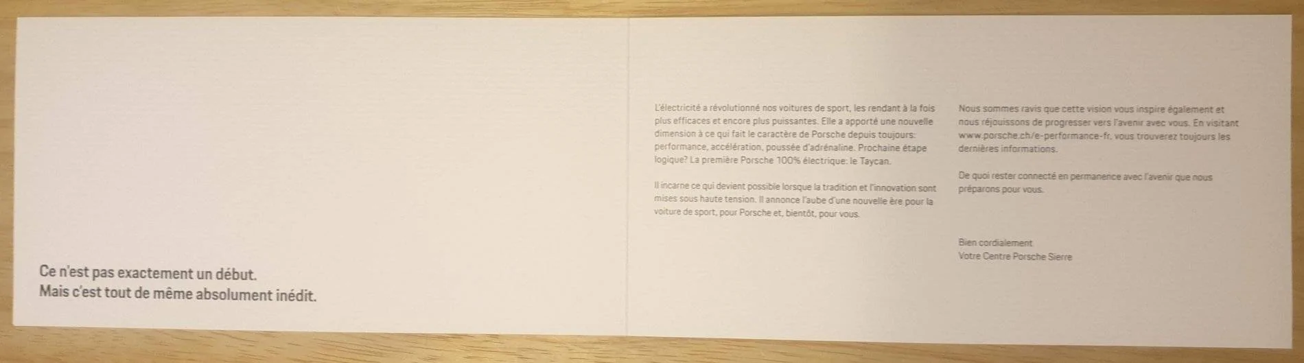 Porsche Taycan What can be inferred from the certificate that arrived in the mail? 20190419_150231