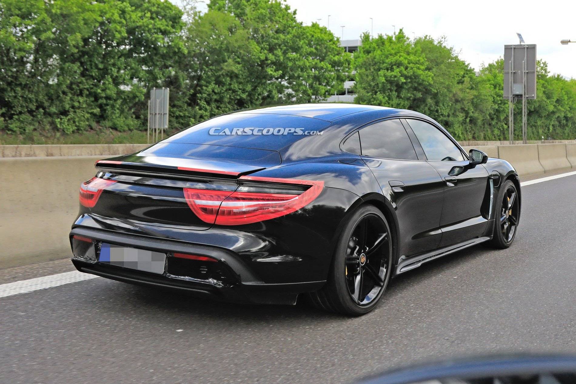 Porsche Taycan Taycan drops camo revealing headlights, tail lights, rear side window 4c1f0550-2021-porsche-taycan-19