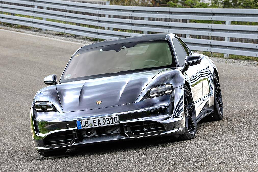Porsche Taycan Possible Taycan color options........... taycan FRONT B chrome