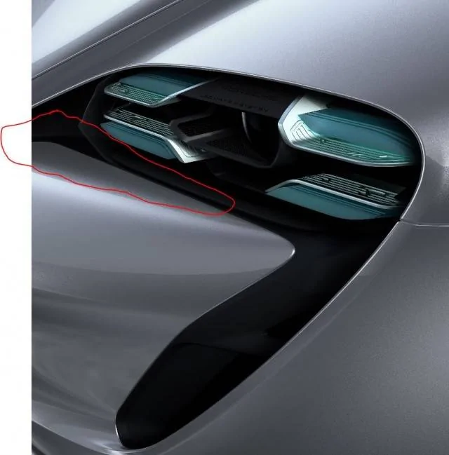 Porsche Taycan Headlight Design tc1