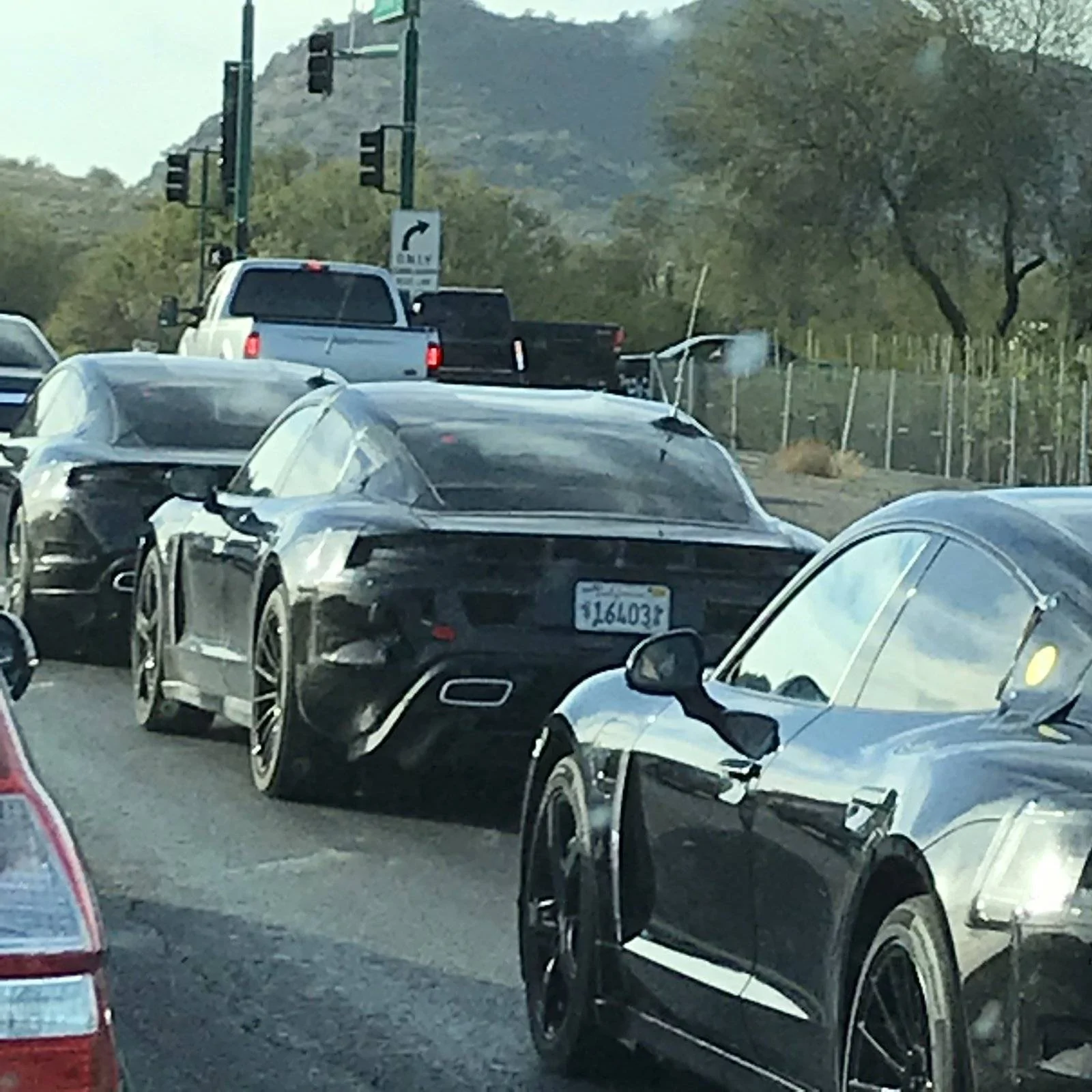Porsche Taycan Near Production-Spec Taycan Spied Again At Nurburgring IMG_2708