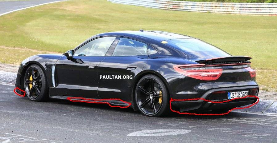 Porsche Taycan Porsche released the latest design sketch of the Taycan from the design studio in Weissach today 3lHoabl