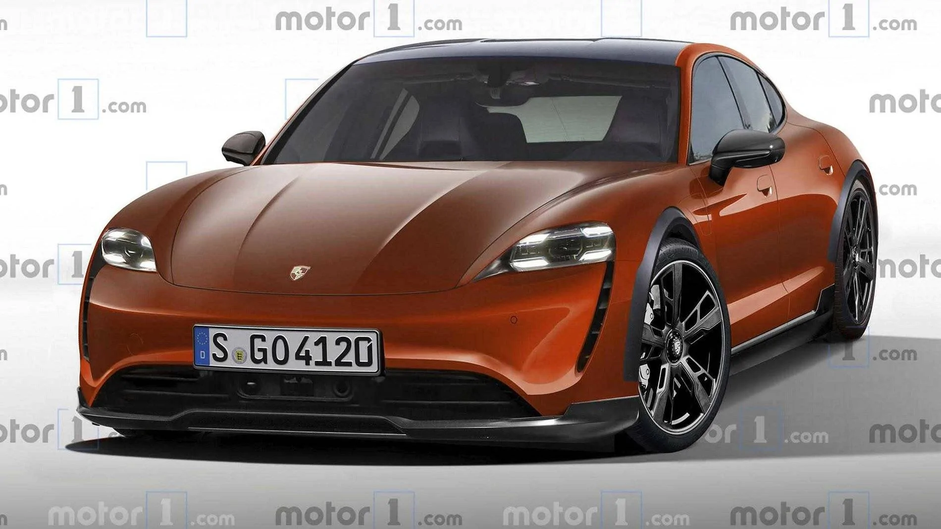 Porsche Taycan 2020 Porsche Taycan spy pics & videos porsche-taycan-cross-turismo-2020-render-de-motor1-com