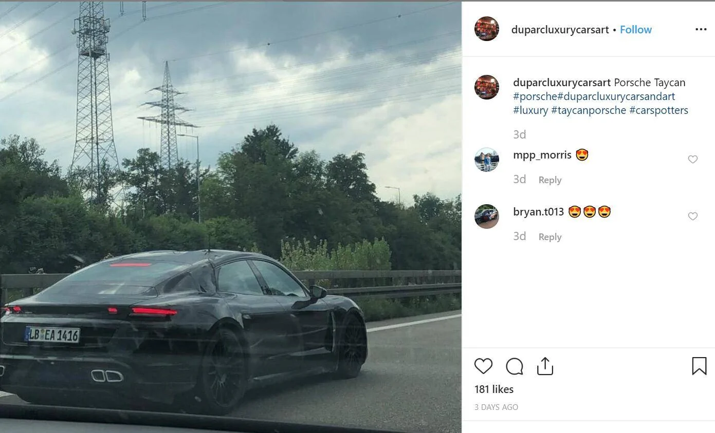 Porsche Taycan So, This Is A Bit Disappointing For Us Early Adopters... Captur