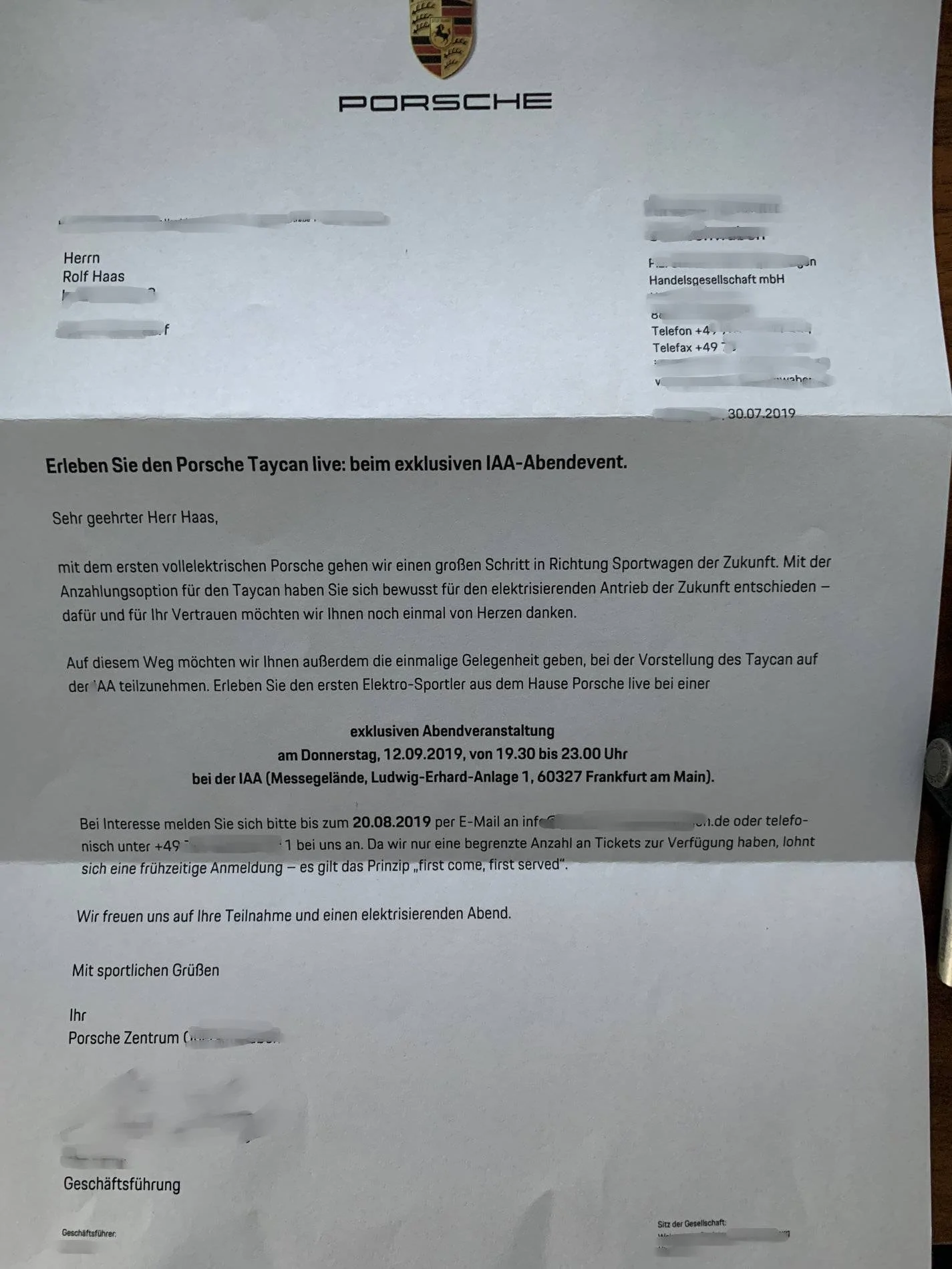 Porsche Taycan Taycan Official Presentation Date Will Be September 4! Attachment-1