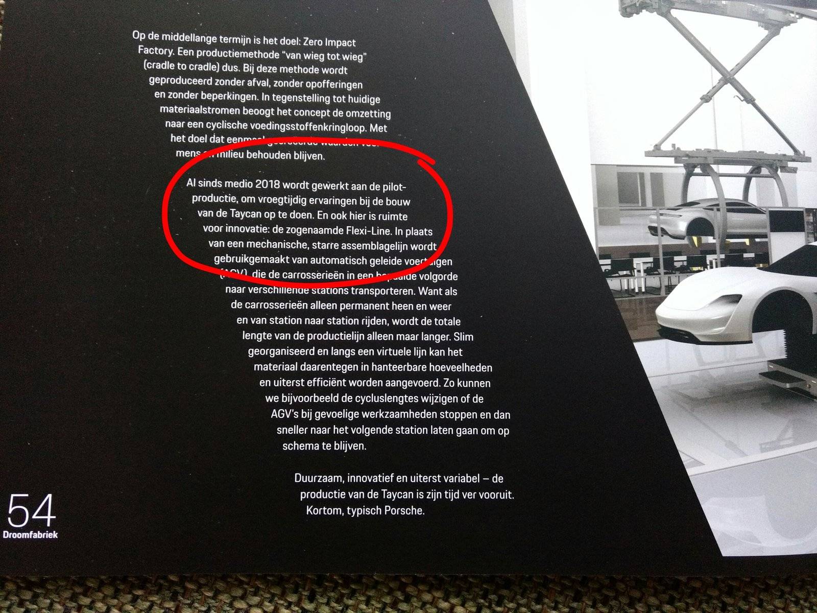 Porsche Taycan Interesting info... received teaser materials 2018-12-14_13.39.57