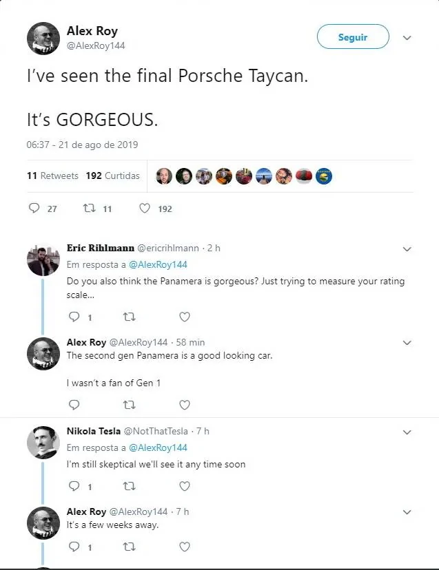 Porsche Taycan Taycan Final Design & Specs reactions from Media. Clip_3_