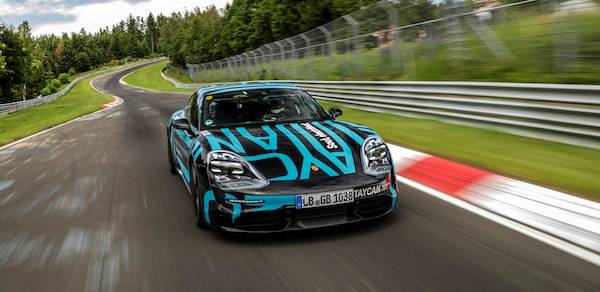 Porsche Taycan I just saw the Taycan pass my house Taycan-Nurburgrin