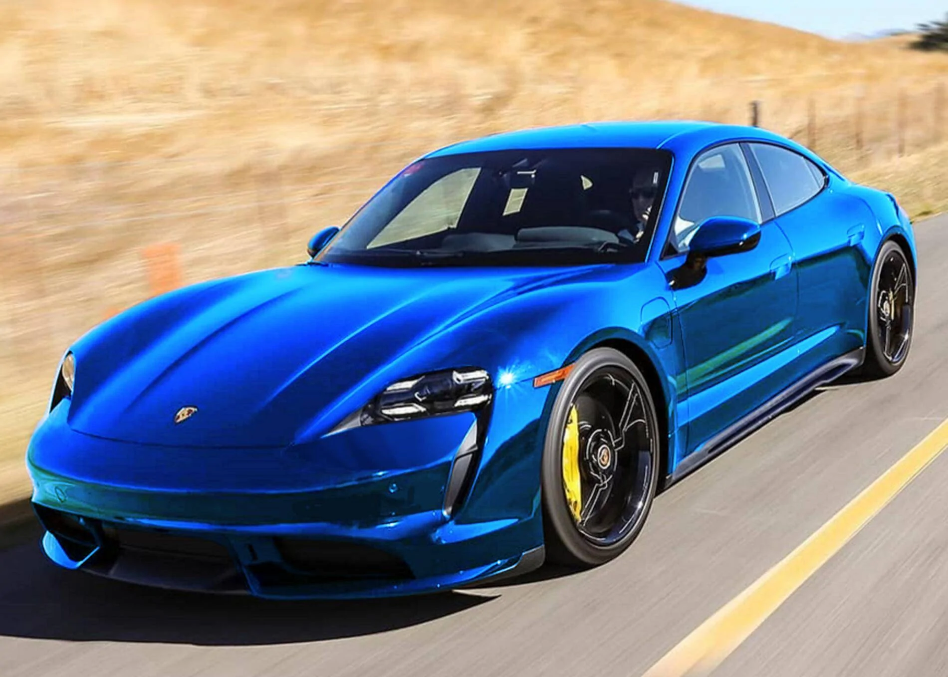 Porsche Taycan Possible Taycan color options........... Tay saphire blu