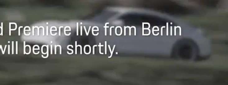 Porsche Taycan Video: Taycan Leaked and Blurred. Screen Shot 2019-09-03 at 9.30.49 AM