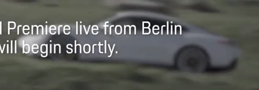 Porsche Taycan Video: Taycan Leaked and Blurred. Screen Shot 2019-09-03 at 9.30.25 AM