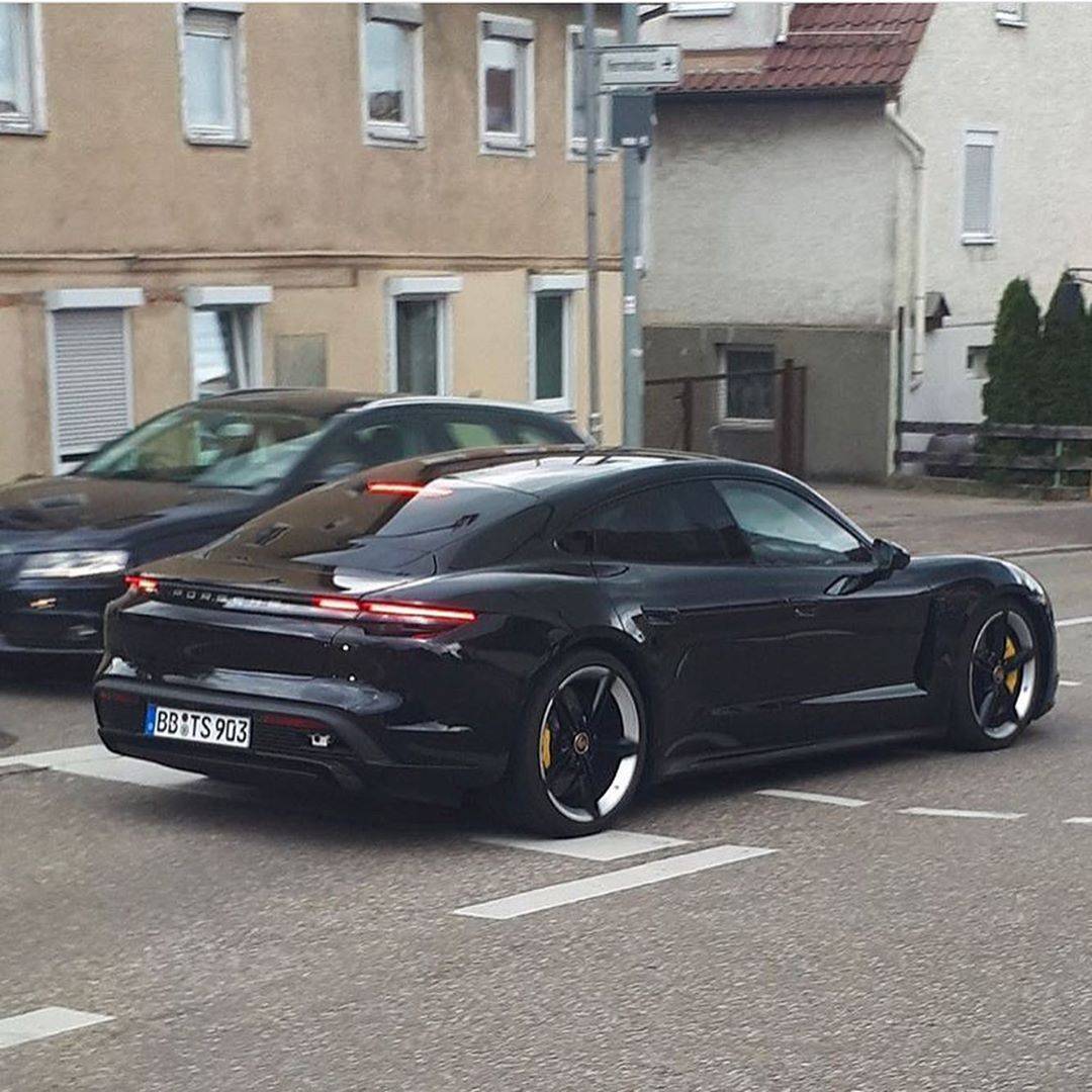 Porsche Taycan Taycans spotted in the wild 70600063_145667026648653_8469702742223949197_n