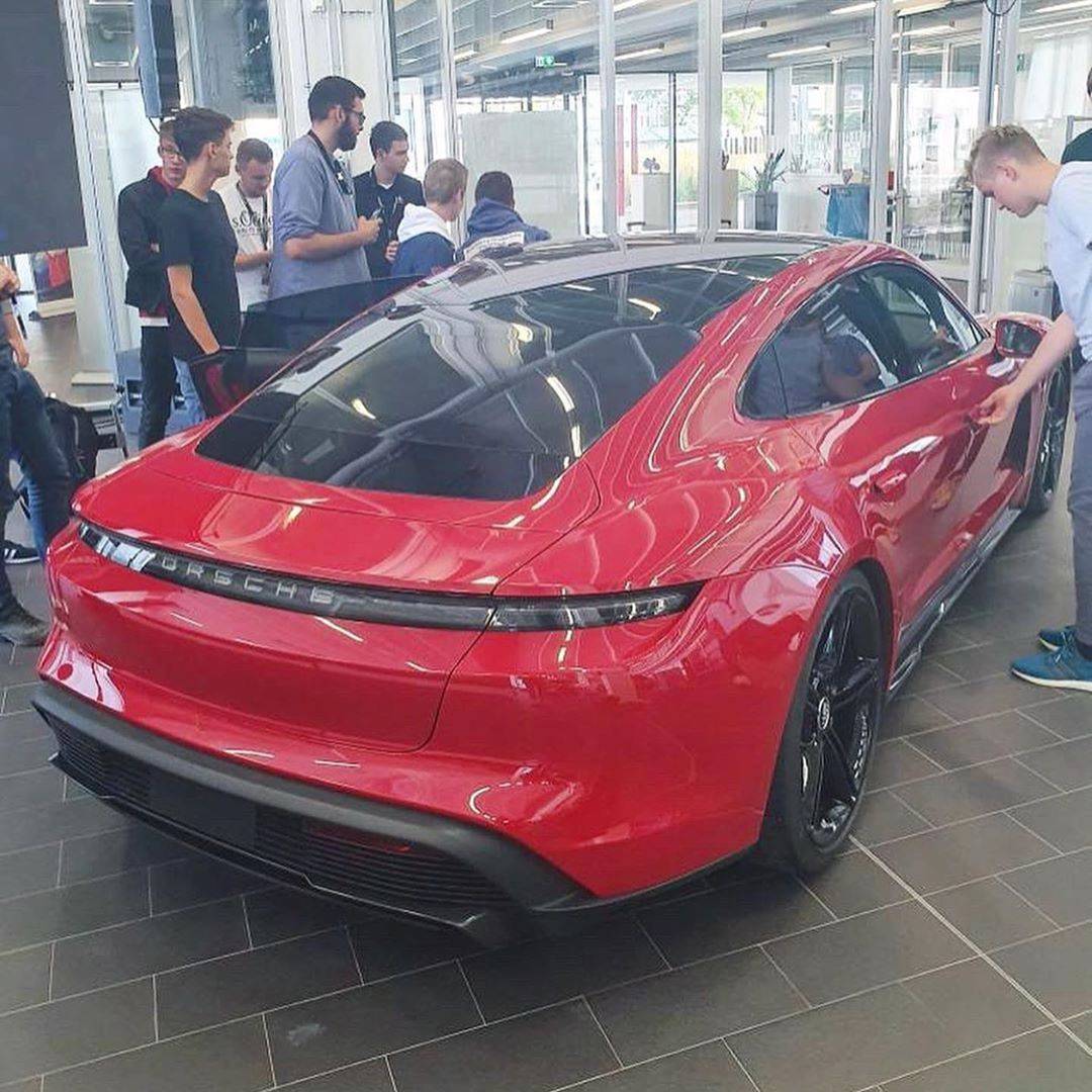 Porsche Taycan Taycans spotted in the wild 69186609_366184230960072_3217523614569388278_n