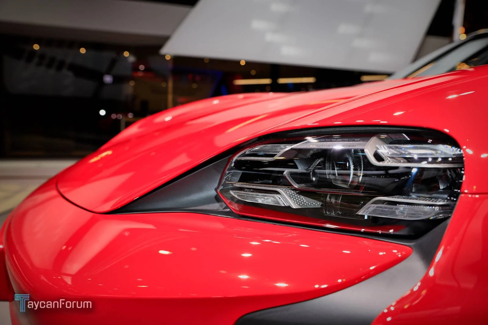 Porsche Taycan Taycan makes auto show debut in red, white, blue Taycan-Frankfurt-19577 -