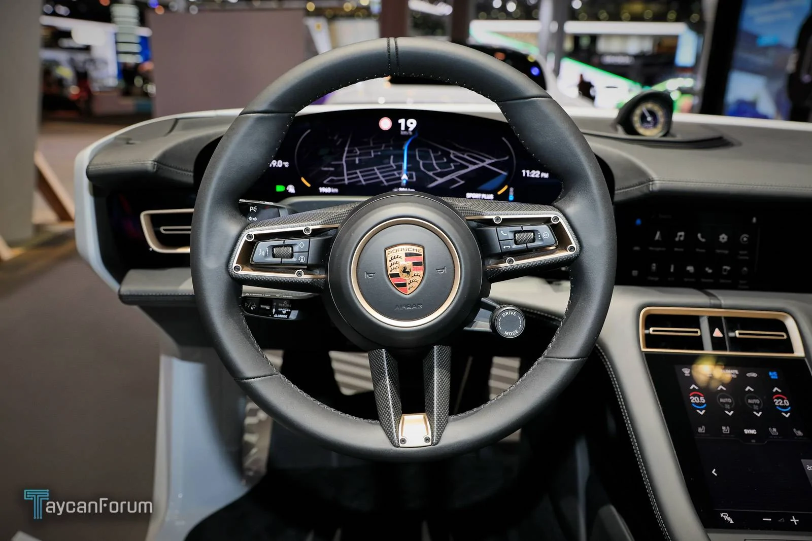 Porsche Taycan Taycan makes auto show debut in red, white, blue Taycan-Frankfurt-19601 -