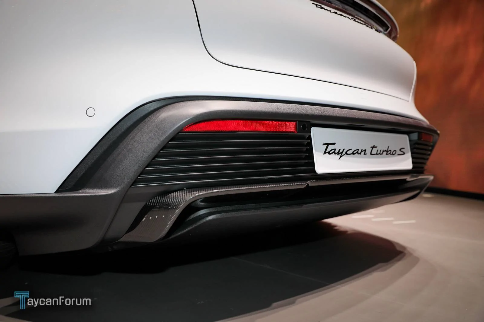 Porsche Taycan Taycan makes auto show debut in red, white, blue Taycan-Frankfurt-19595 -