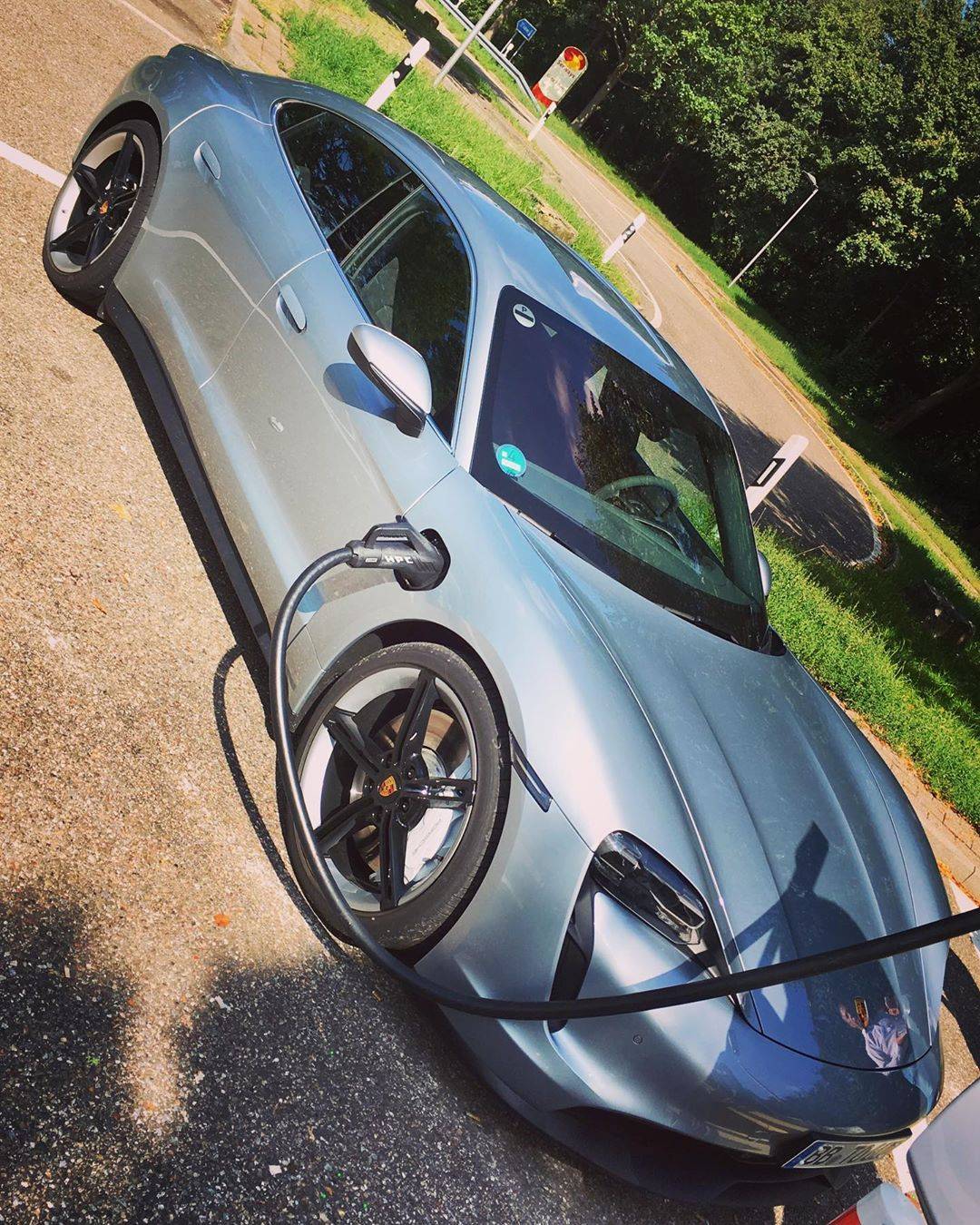 Porsche Taycan Taycans spotted in the wild 69447250_125073332158209_1137315355294168399_n