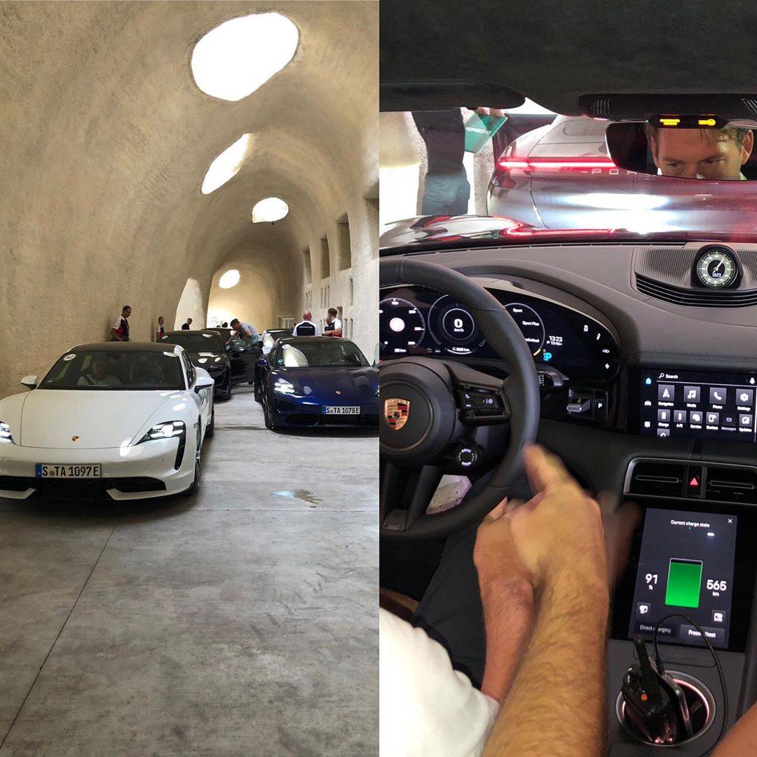 Porsche Taycan Taycans spotted in the wild 68881923_756064144847918_2355725787602943806_n