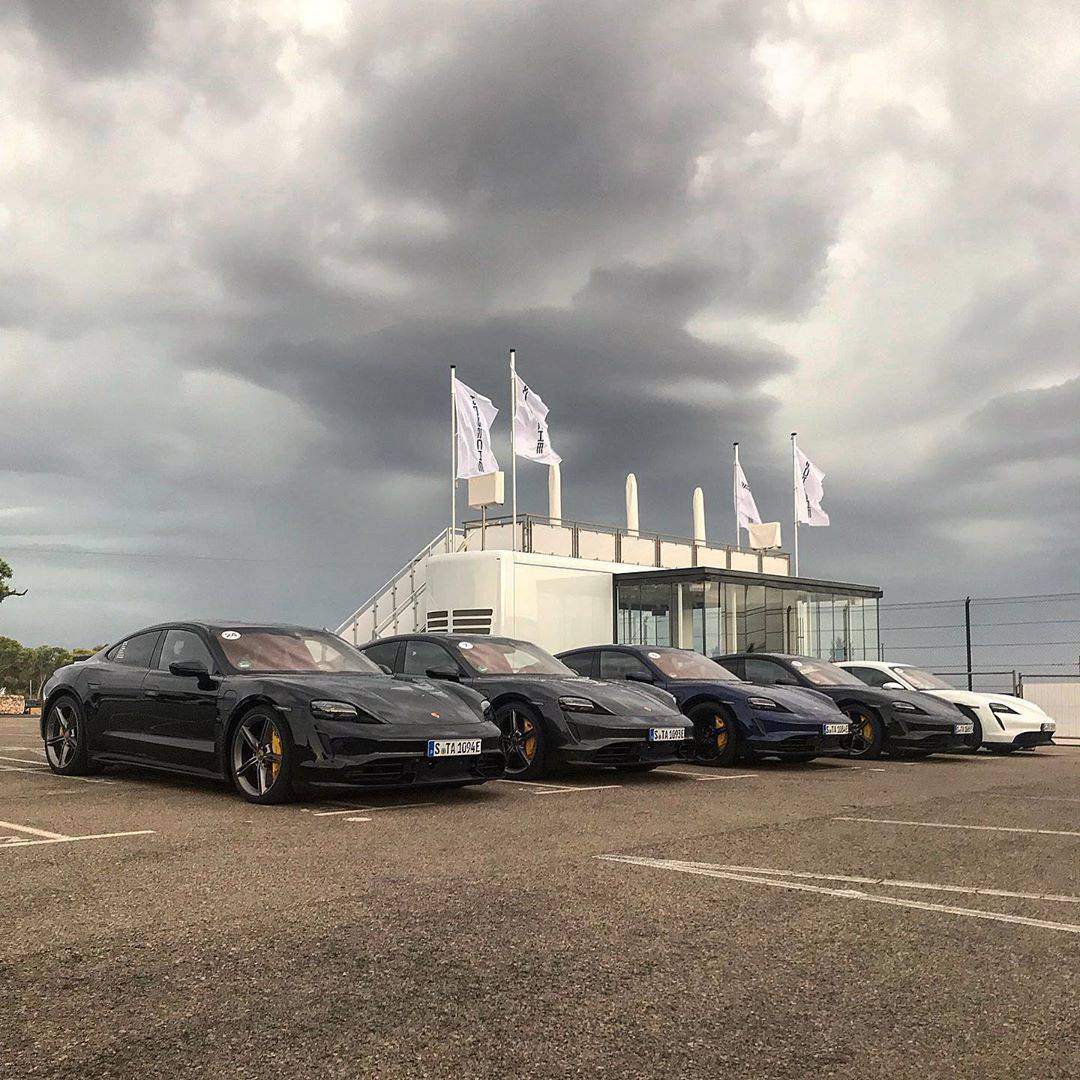 Porsche Taycan Taycans spotted in the wild Taycans