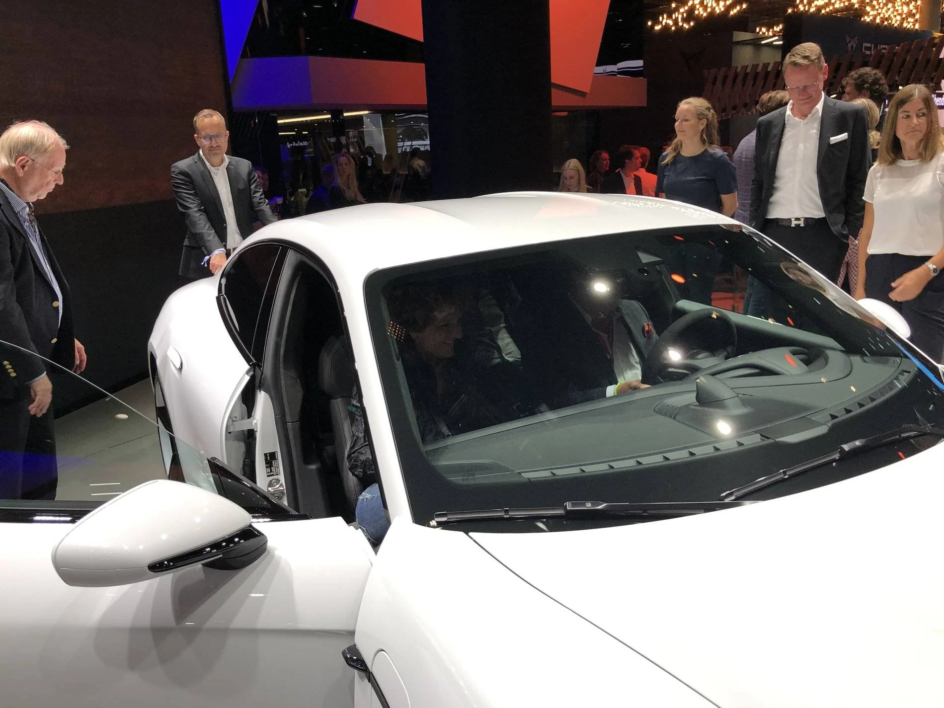 Porsche Taycan Taycan makes auto show debut in red, white, blue 307486C6-4942-4619-B02A-D83F6A943ACB