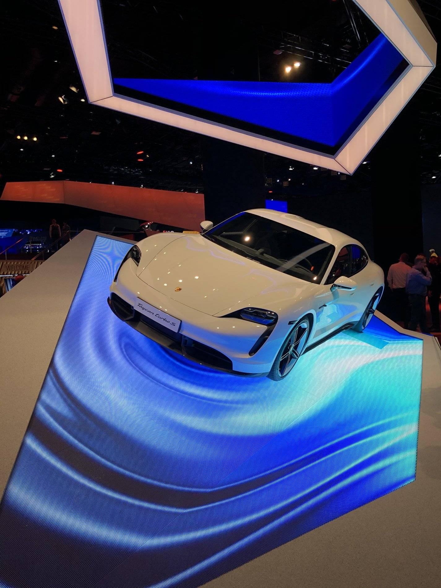 Porsche Taycan Taycan makes auto show debut in red, white, blue C0C9F4D8-6A90-487E-A2C9-7046705B2482