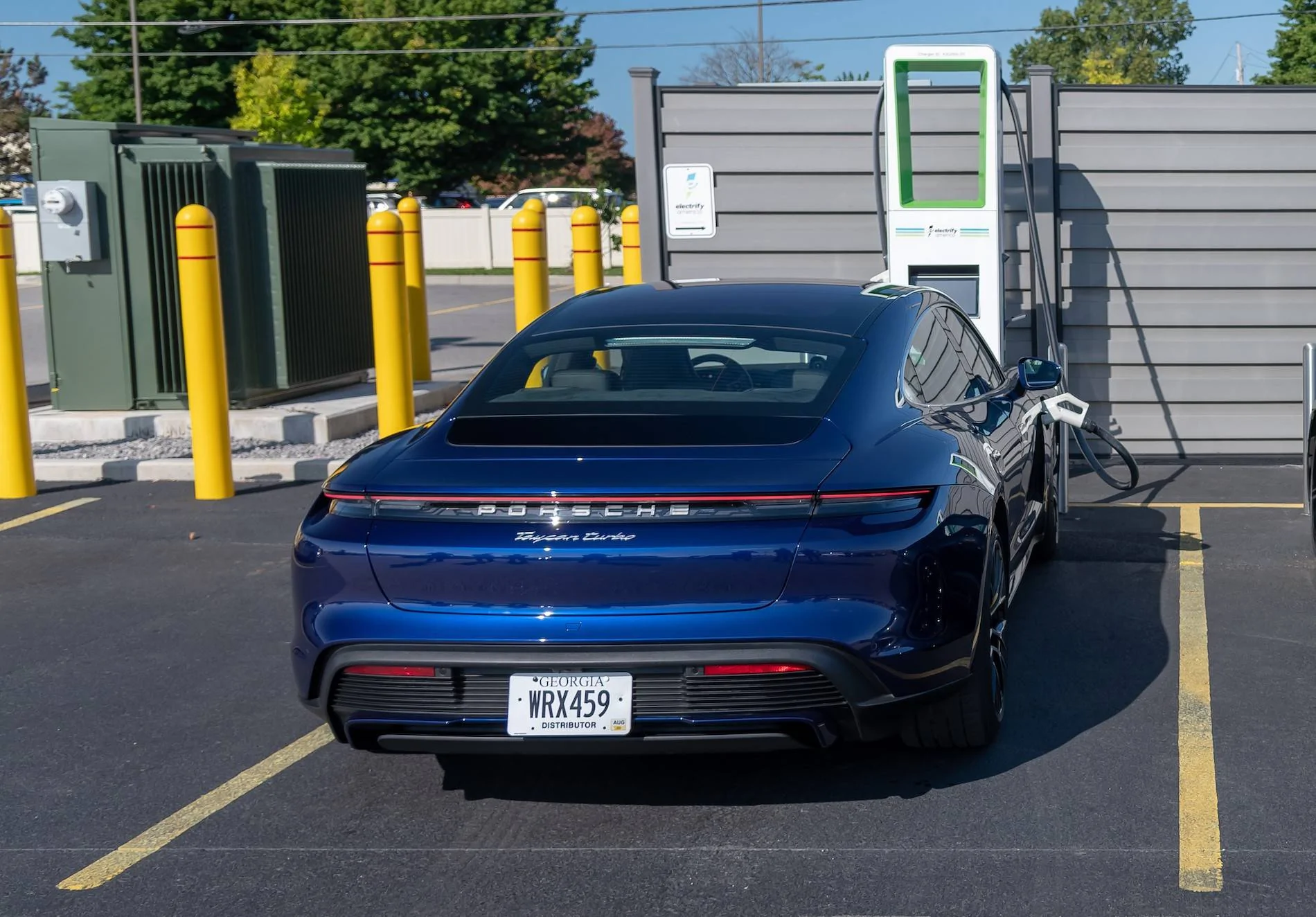 Porsche Taycan GENTIAN BLUE Taycan Club taycan-electrify-america-jpg