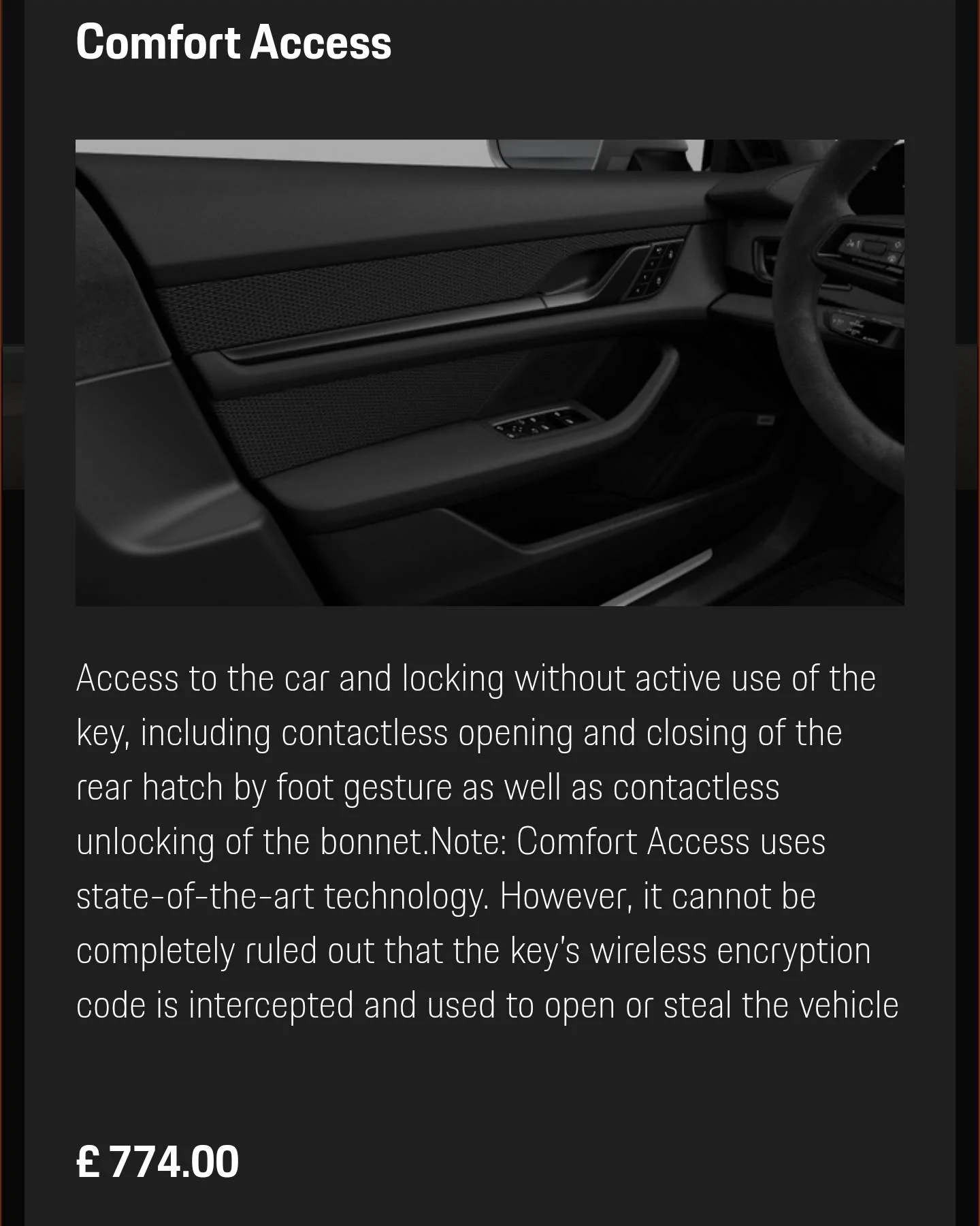 Porsche Taycan Door entry and locking Screenshot_20190930-172444_Samsung Internet