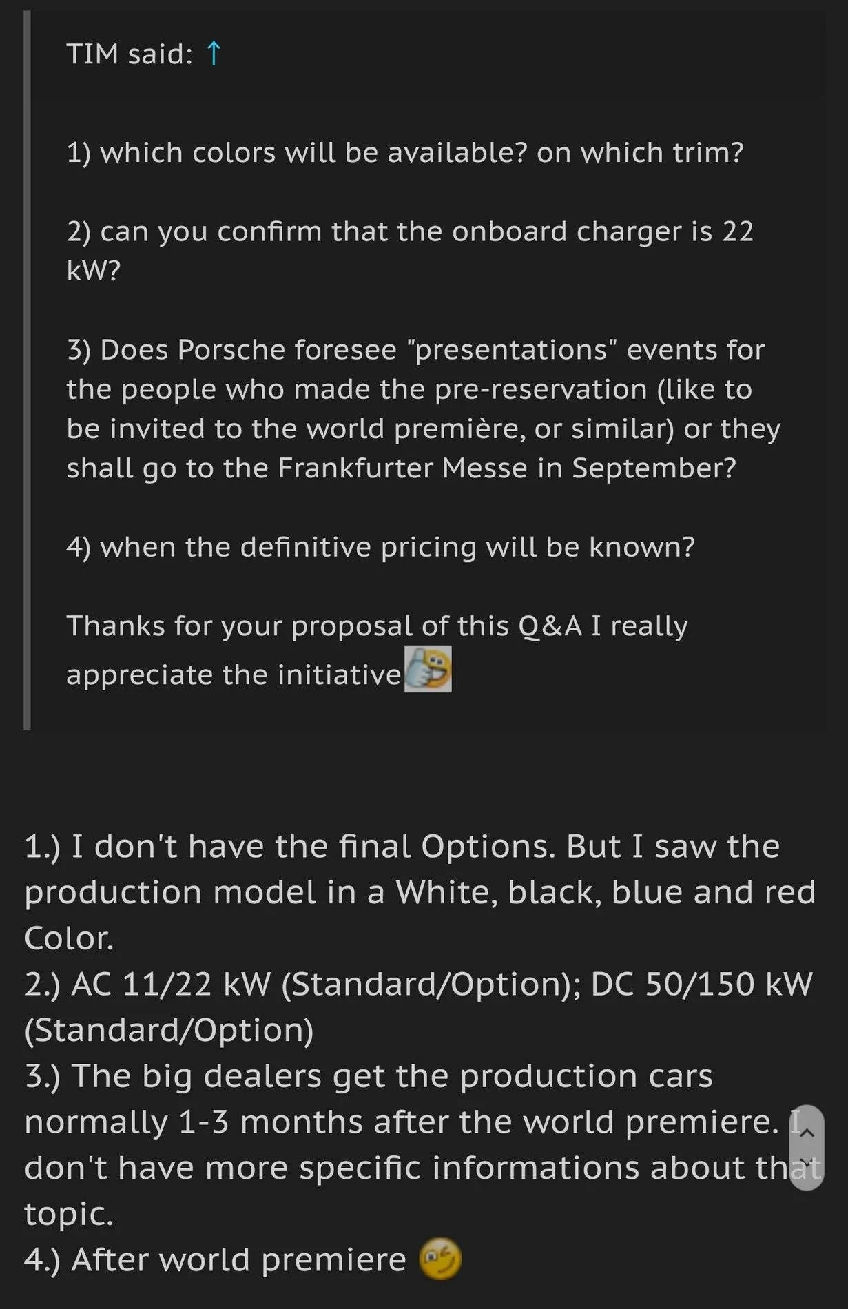 Porsche Taycan 19.2kW (AC) charging option on Taycan? Screenshot_20191010-073631_Samsung Internet