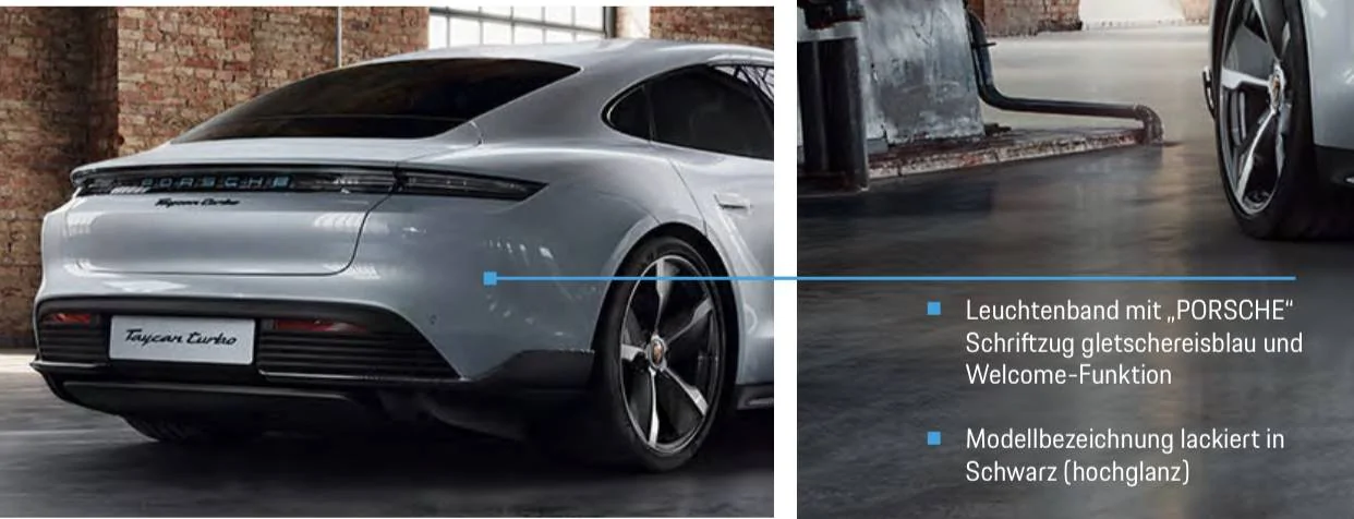 Porsche Taycan Is the animation taillight is optional ? 3AA7EA40-D713-4FD7-86B7-C041908A971A