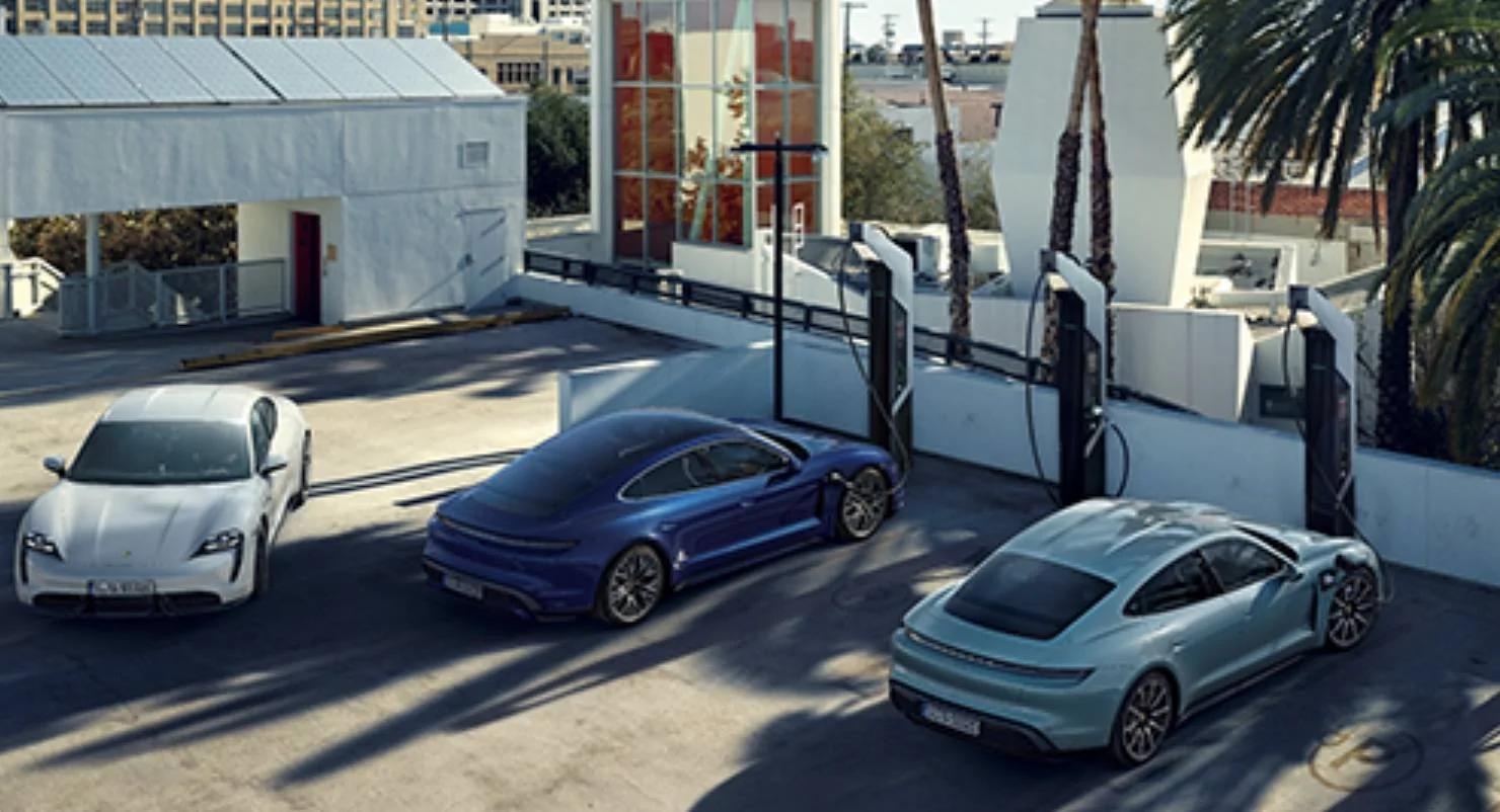 Porsche Taycan First picture of frozenblue metallic Taycan 6D990AE2-CE20-43A3-8145-8C276CBABE2C
