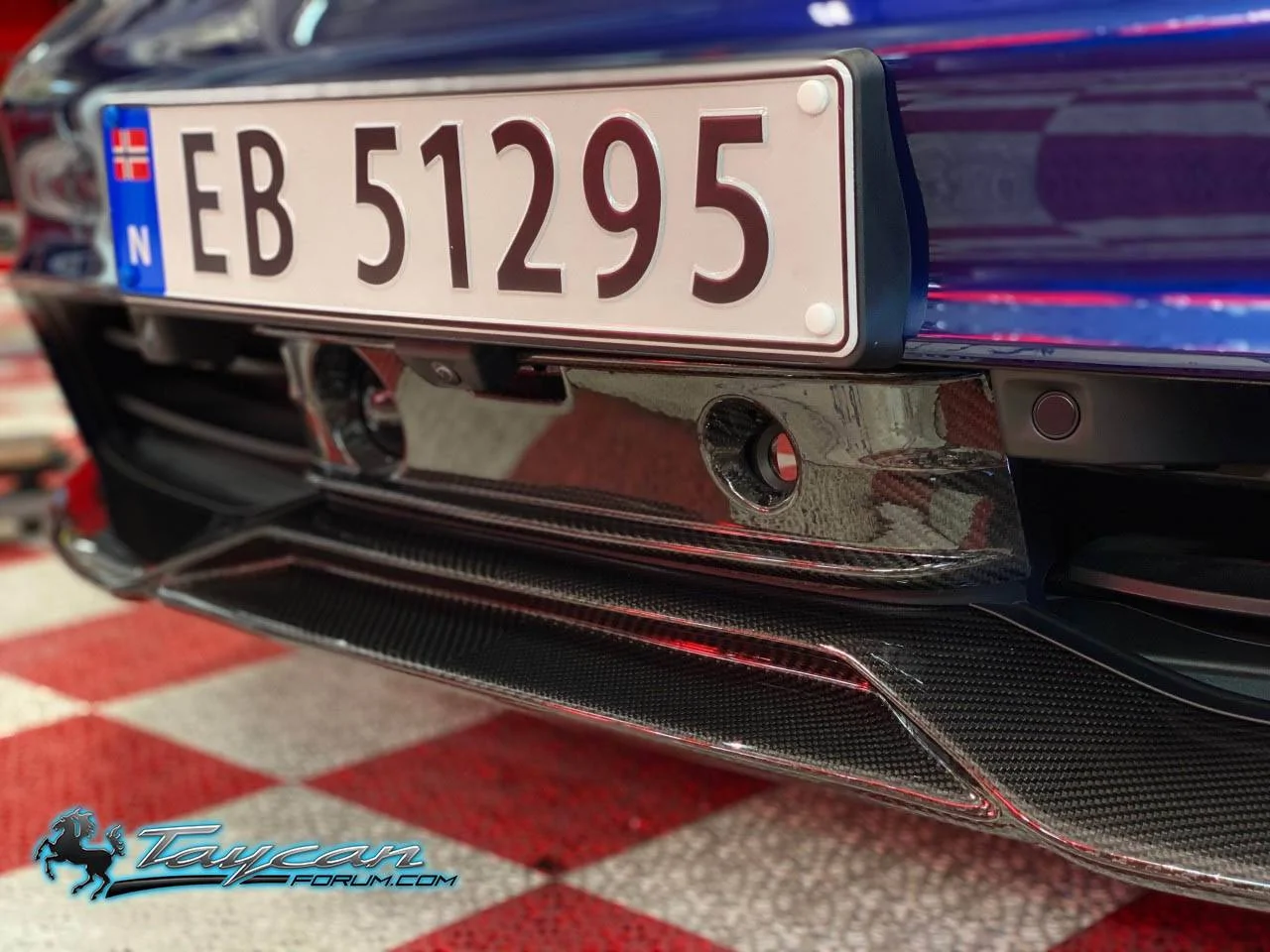 Porsche Taycan ZYRUS aftermarket carbon fiber parts bodykit released for Taycan (updated with real life pics & videos) zyrus-taycan-front-spoiler-lip-jpg