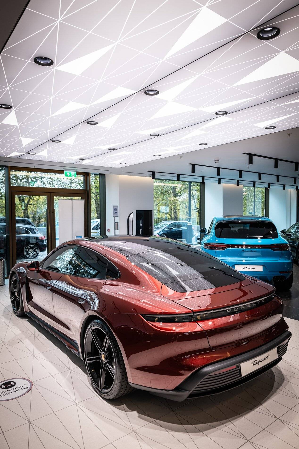 Porsche Taycan My cherry red Taycan Turbo 62610804-7E5C-479B-ADD0-5C2130B8059B