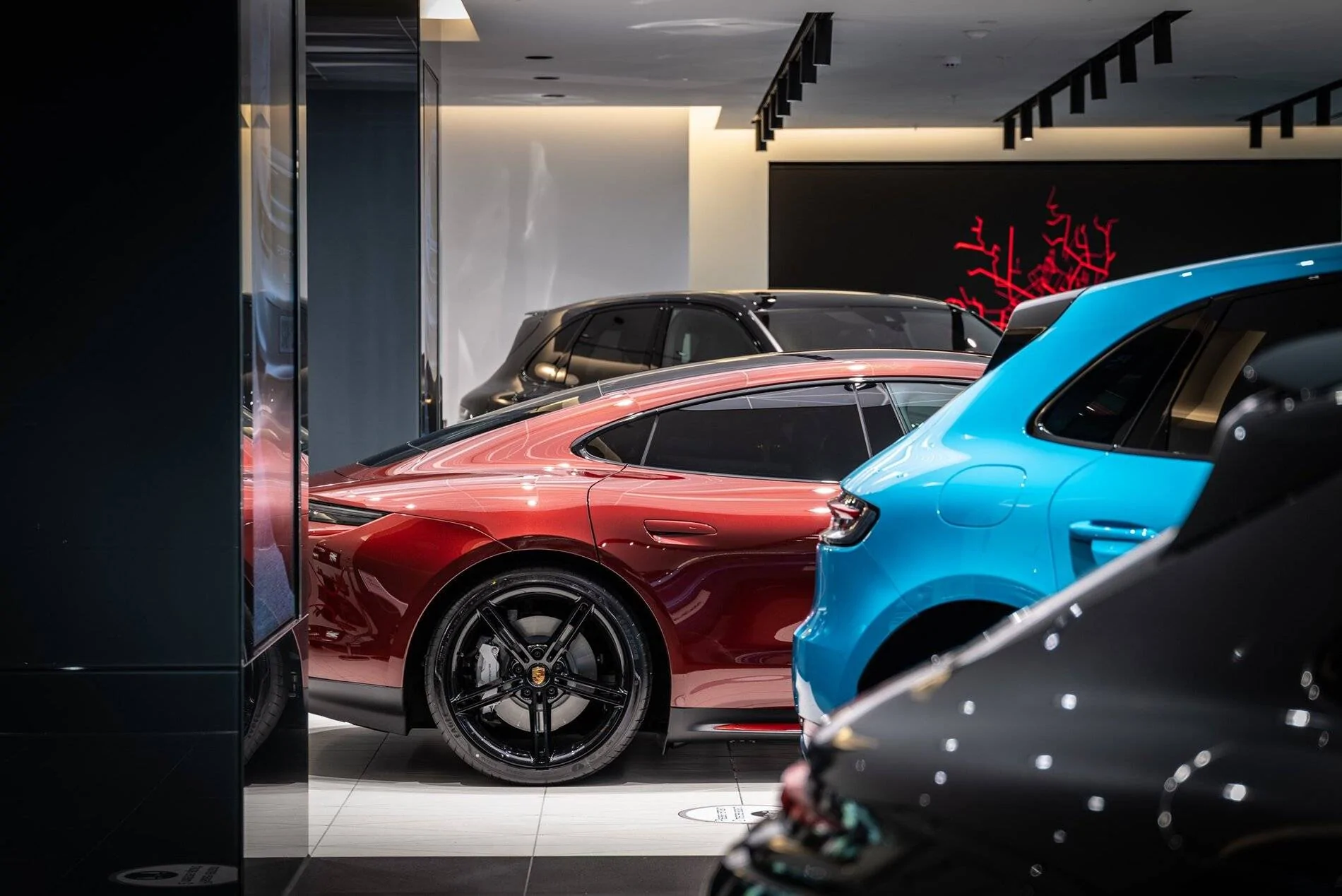 Porsche Taycan My cherry red Taycan Turbo 124284265_3408995062509345_4715634558249545630_o