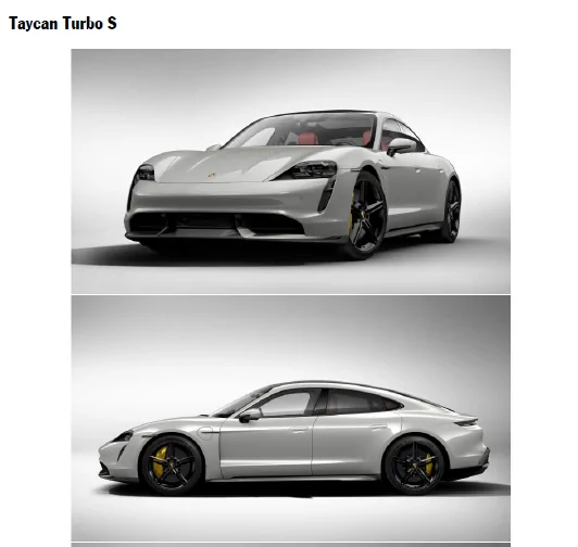 Porsche Taycan **Physical Taycan Turbo S for sale £146,869** 1605176003066