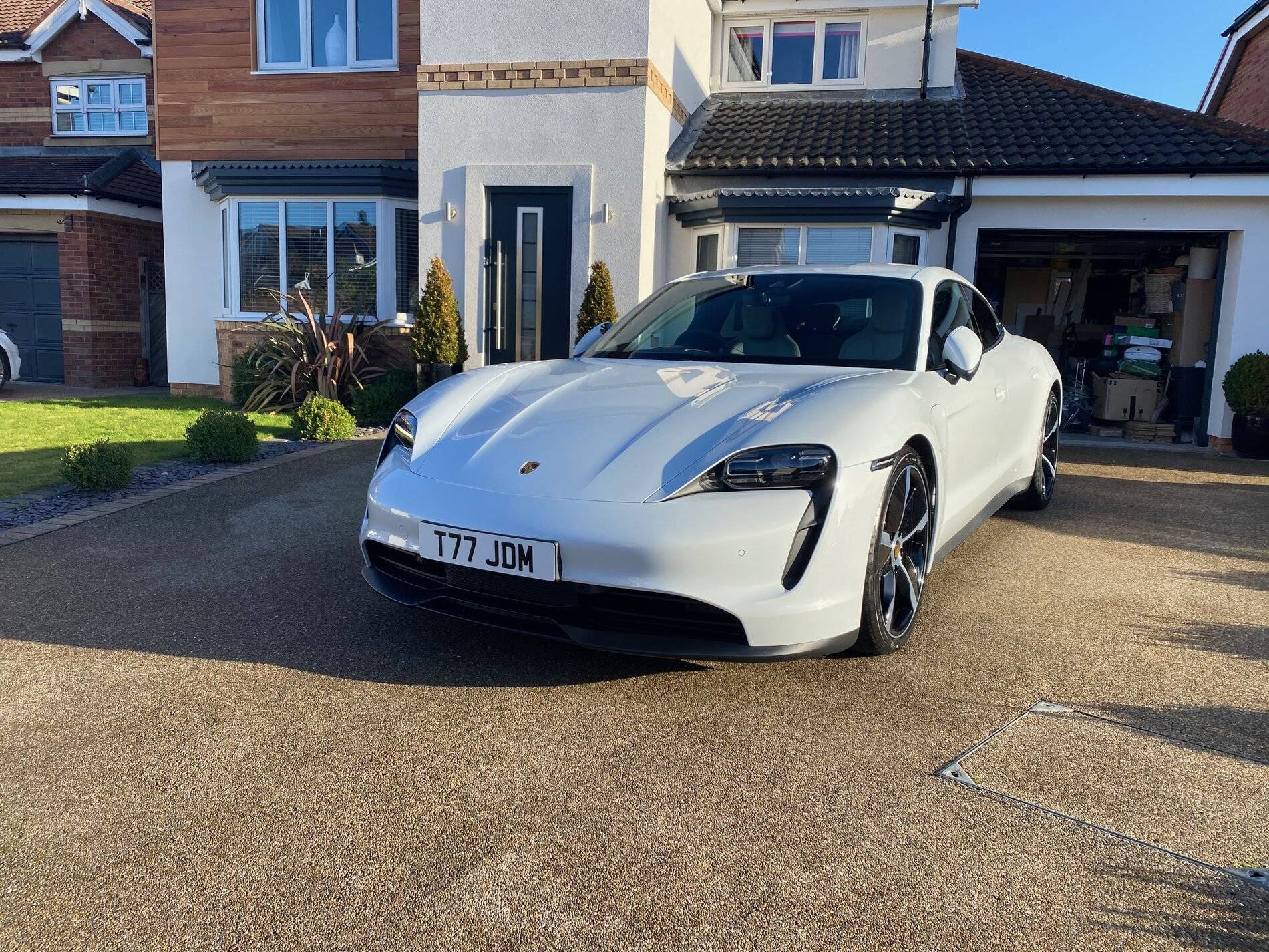 Porsche Taycan First wash and plate fitted IMG_6664