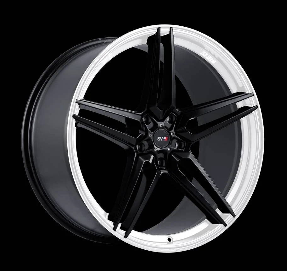Porsche Taycan What do you think of these wheels? SV-F3-matte-black-white-li