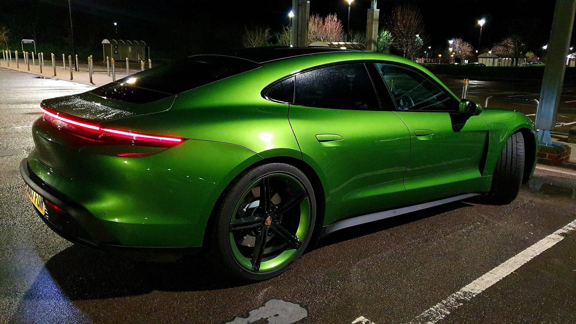 Porsche Taycan MAMBA GREEN Taycan Club 126159551_680655119306009_655198423926777139_n